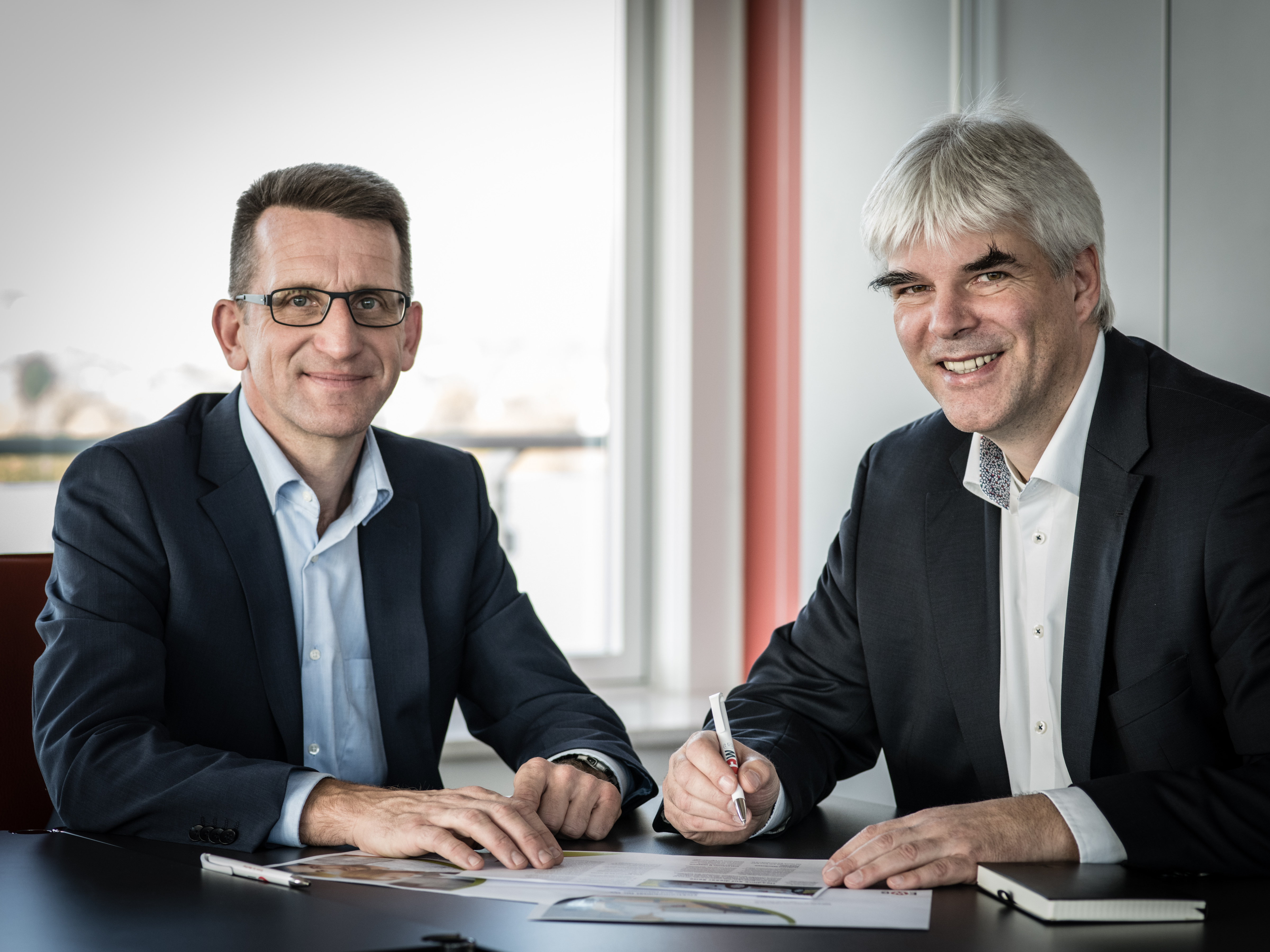 Geschäftsführung der EWG - Rainer Demoliner (links) und Volker Nau