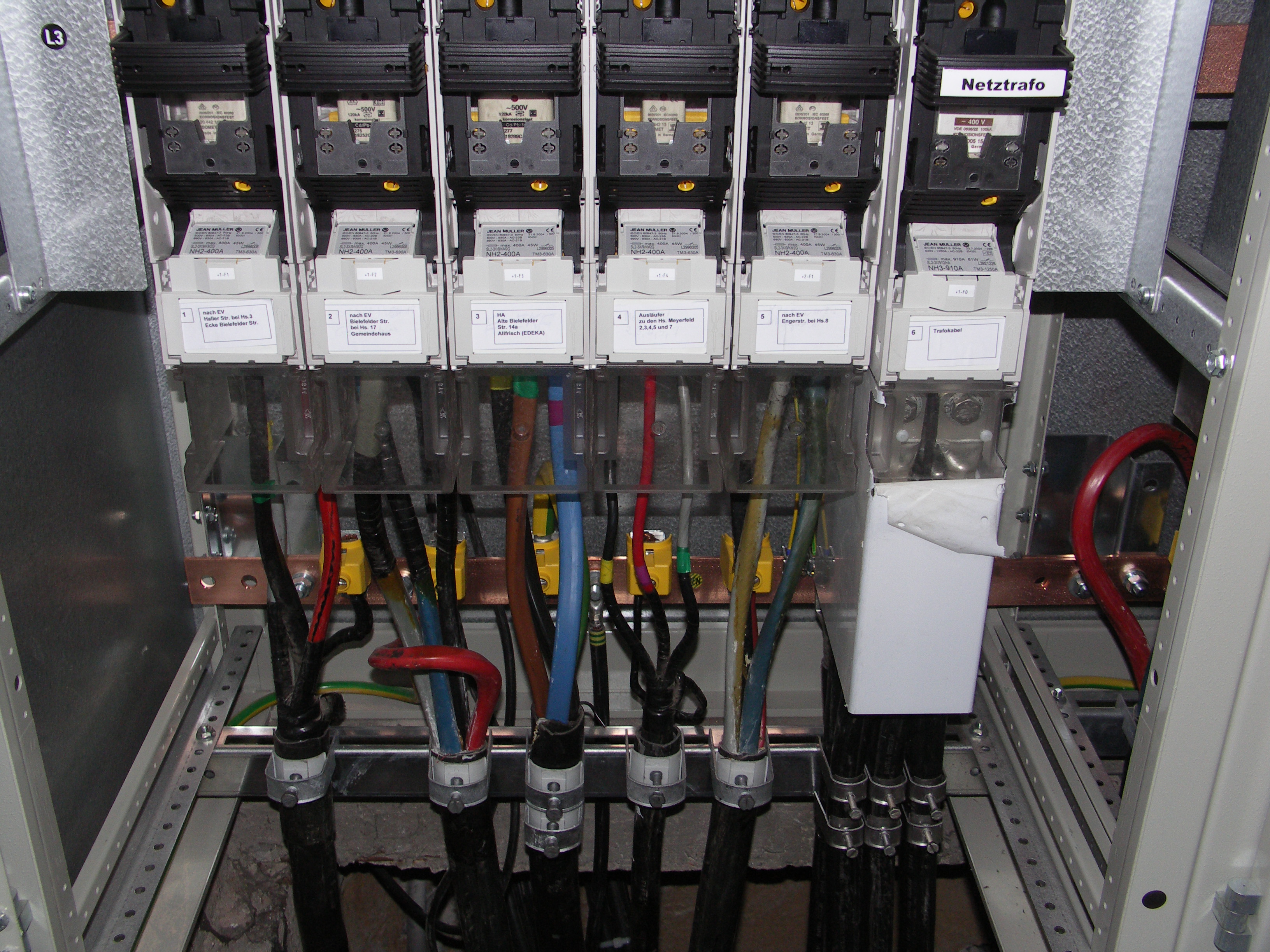 Stromversorgung - Schaltanlage Netzstation